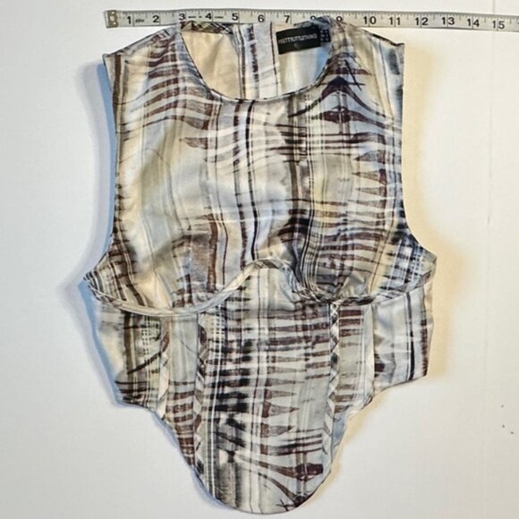 PRETTYLITTLETHING | Corset Top Sleeveless Shirt Tank Blouse - Picture 5 of 11